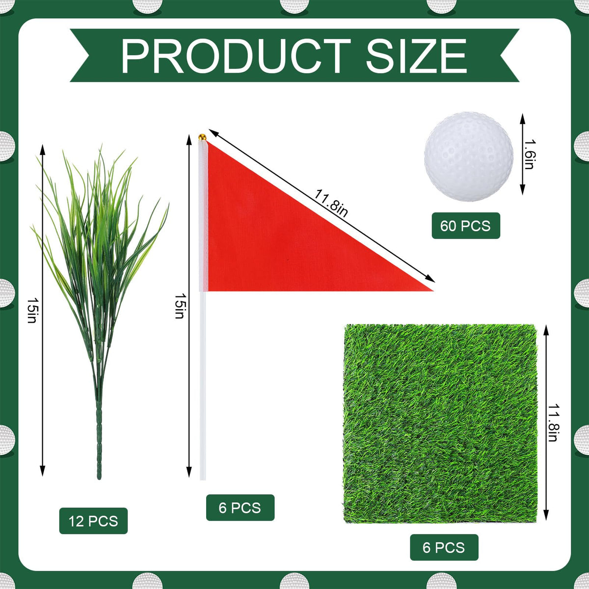 Teyva Daily artificial turf mats simulate real greens for table decor.
