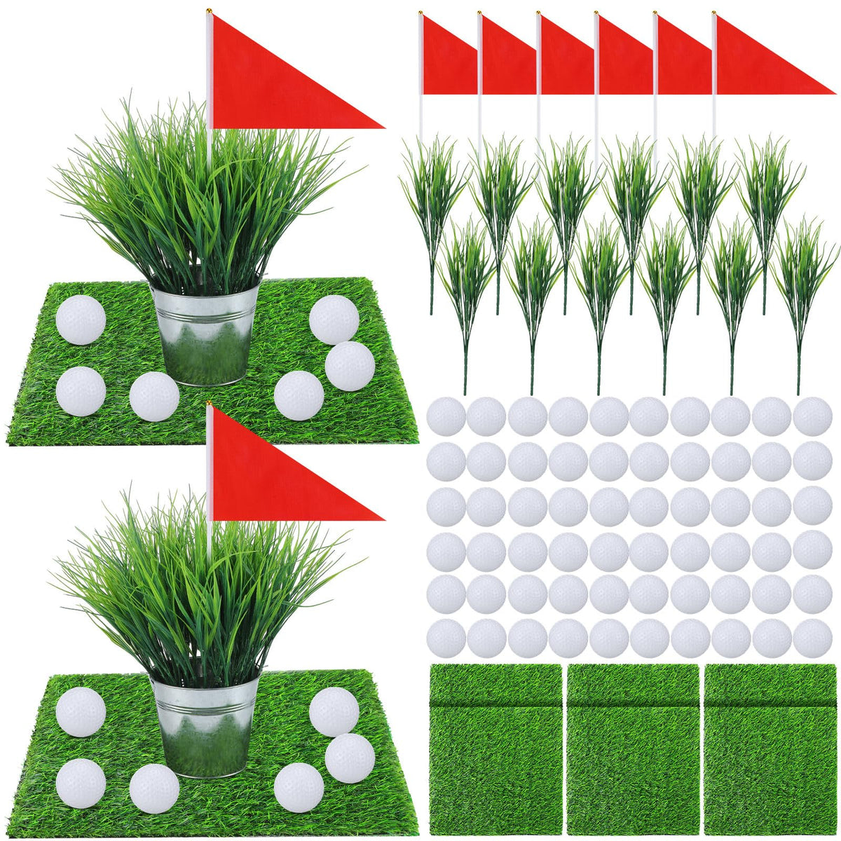 Teyva Daily mini golf balls for table centerpieces enhance festive decor.
