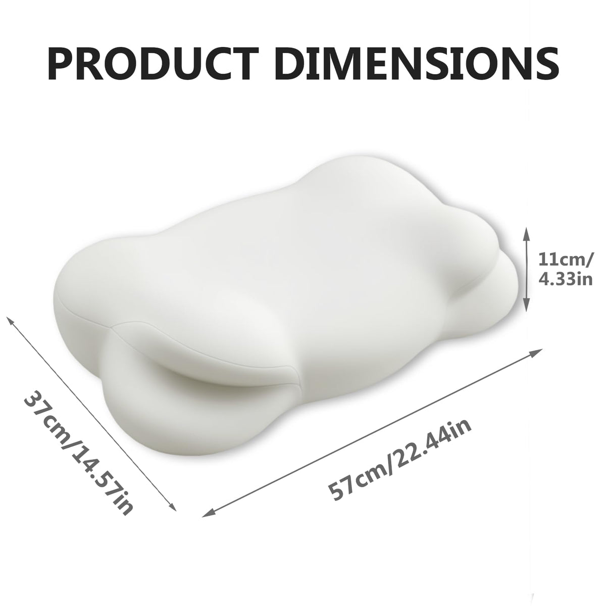 TGAHY Cloud Pillow back and stomach comfort for versatile positions.