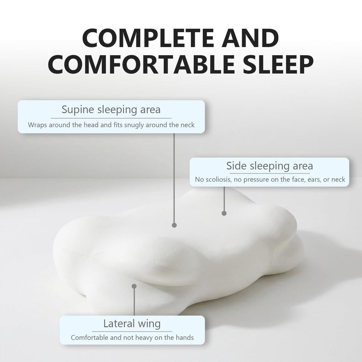 TGAHY Cloud Pillow breathable cover enhances airflow for cooling comfort.