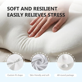 TGAHY Cloud Pillow machine-washable cover for easy care.