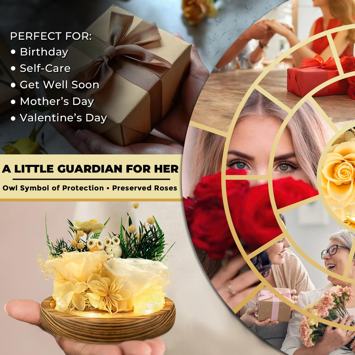 Tgelata preserved roses require no watering for maintenance-free beauty