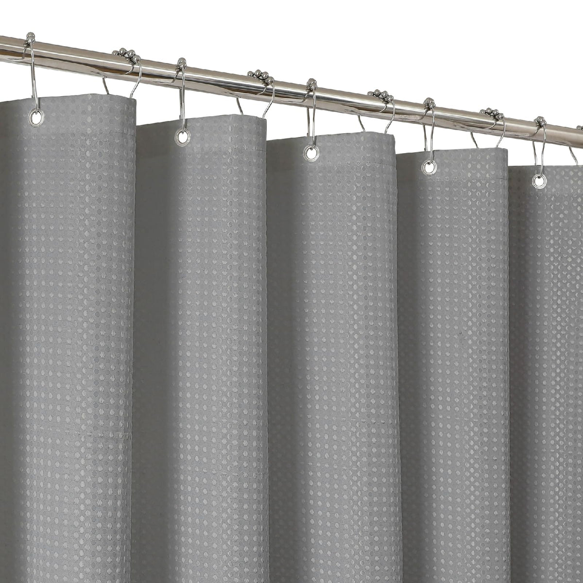 THAIGEE 2-in-1 design curtain with waterproof layer for a cleaner bathroom.
