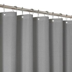 THAIGEE 2-in-1 design curtain with waterproof layer for a cleaner bathroom.