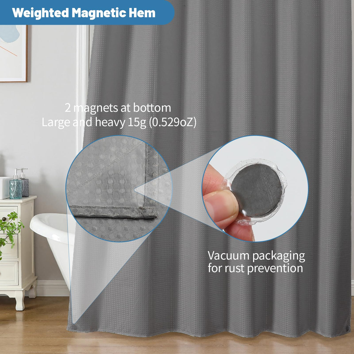 THAIGEE machine washable cold water curtain simplifies upkeep.