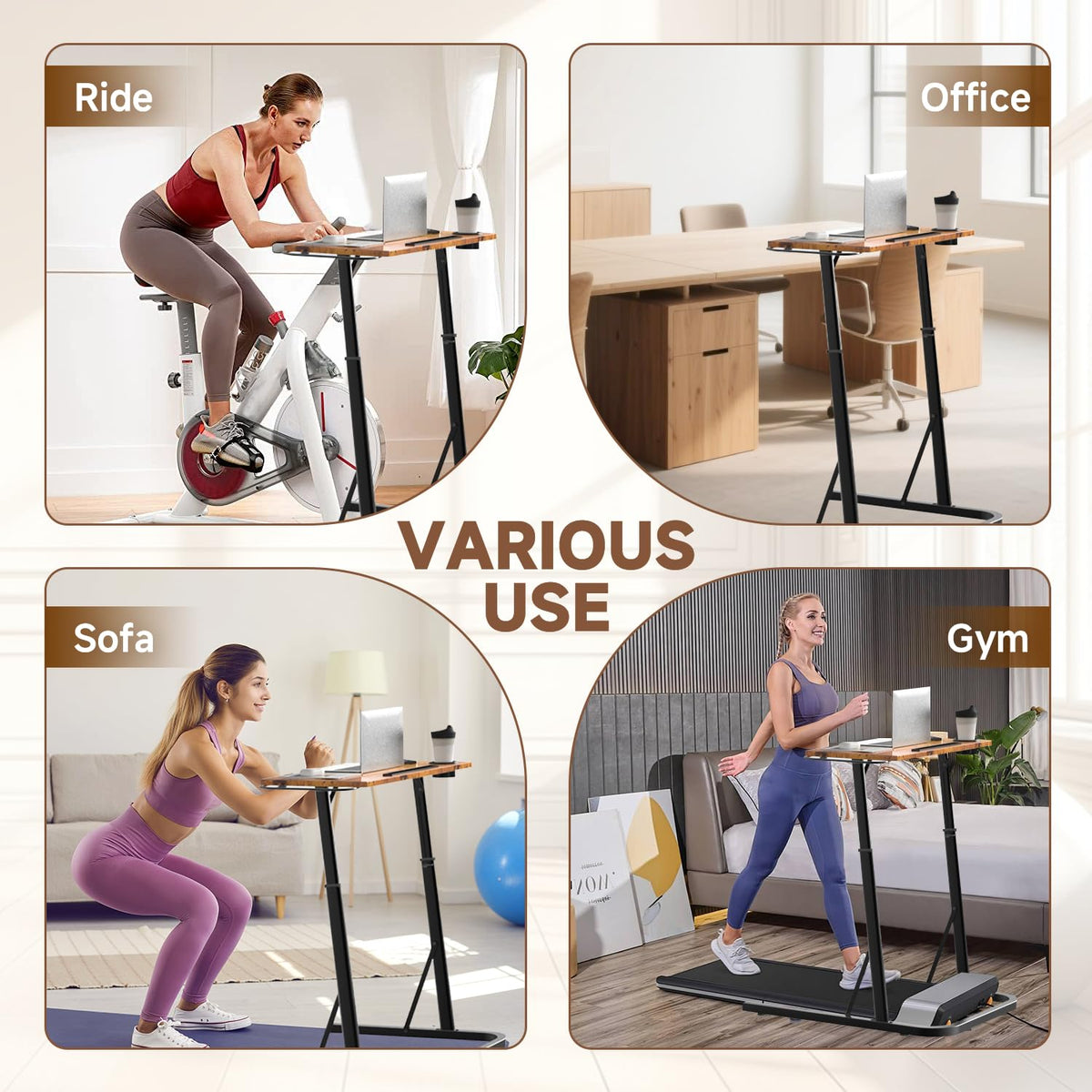 THAILE multifunctional-design adapts to work, fitness, and play.