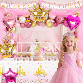THAWAY pink and gold balloons mix for a balloon arch and festive ambiance