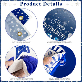THAWAY blue-silver pompoms and swirls brighten ceilings and walls
