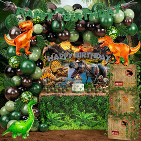 THAWAY dinosaur backdrop 150x100cm for photo-worthy prehistoric party moments.