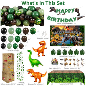 THAWAY dinosaur tablecloth 137x274cm protects surfaces and enhances the theme.