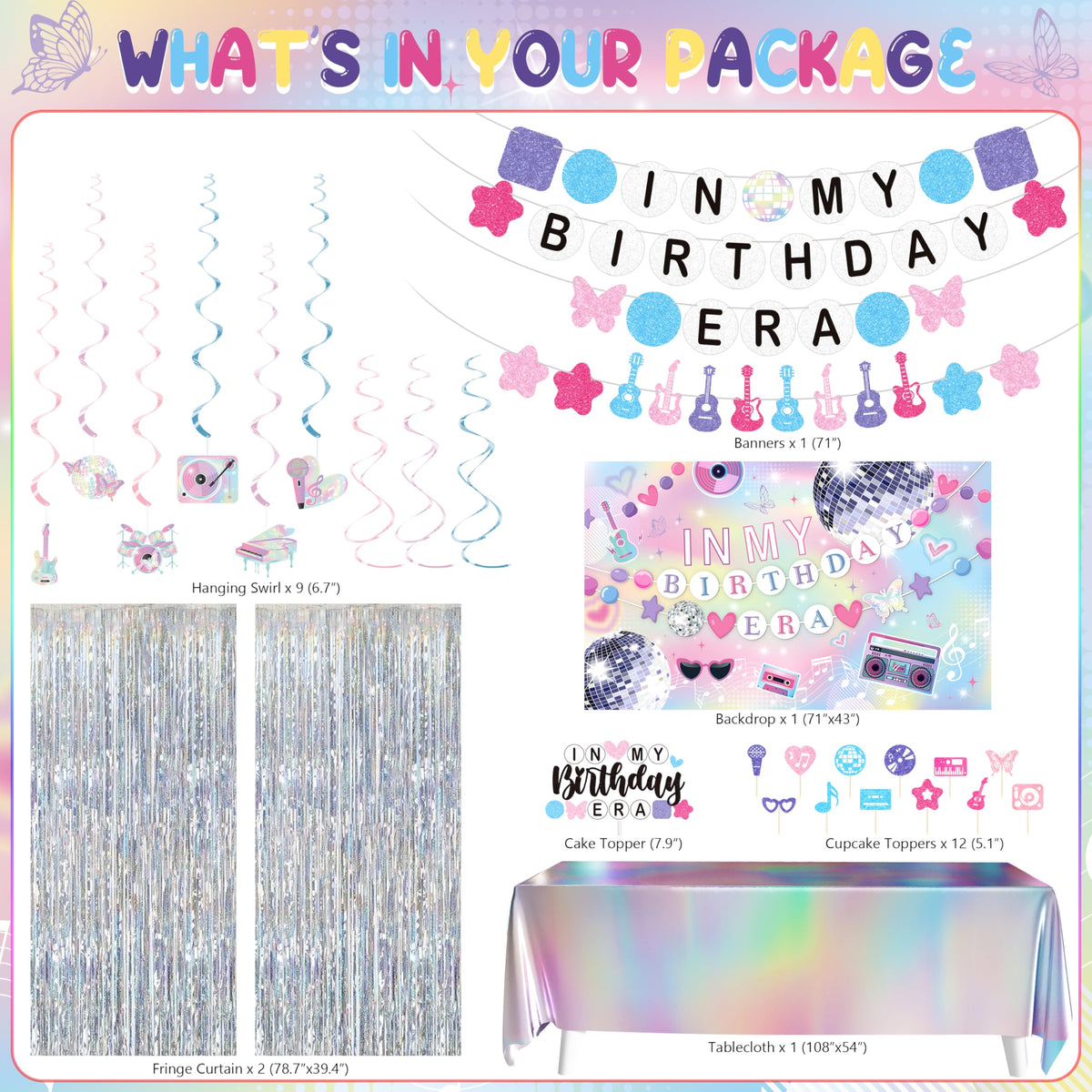 THAWAY iridescent tablecloth adds shimmer under desserts and favors