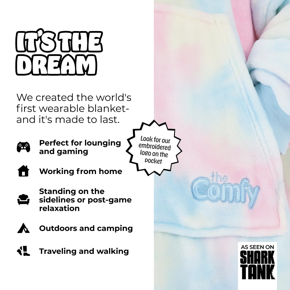 The Comfy Dream pocket hug highlighting hands-free storage for essentials.