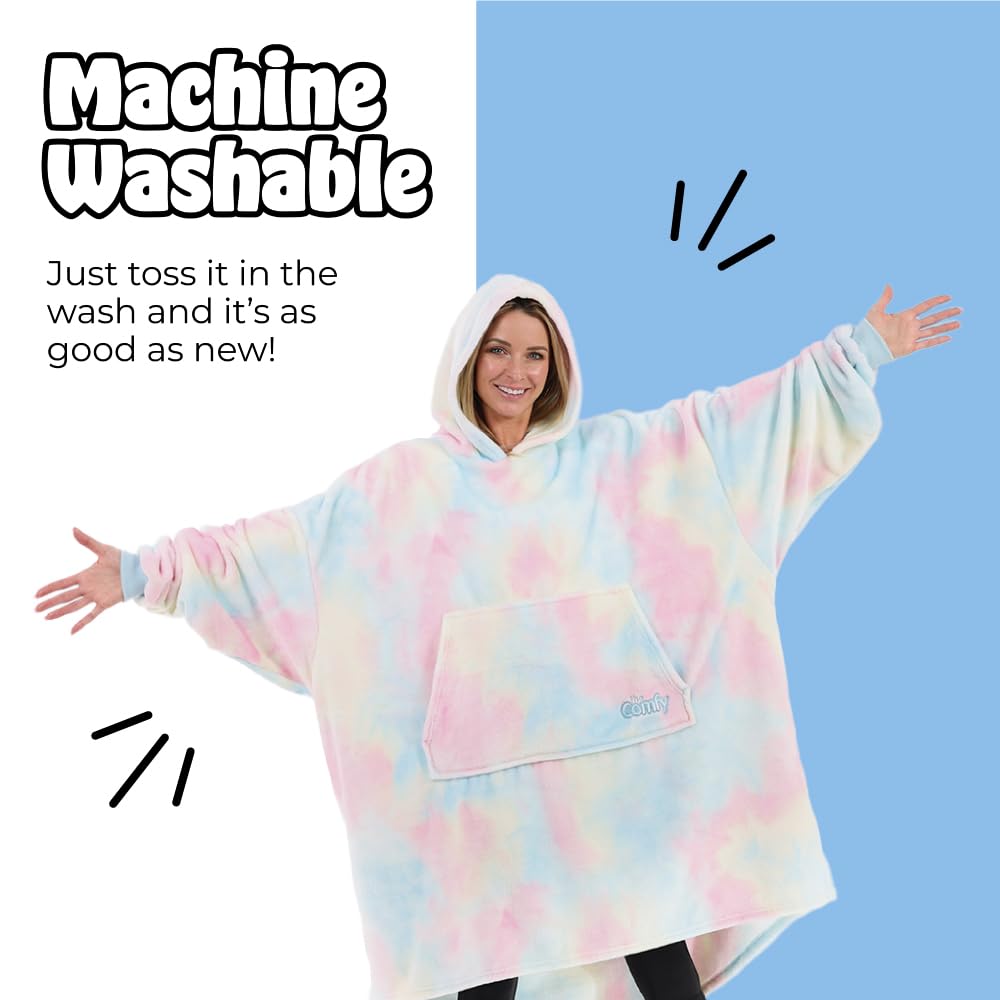The Comfy Dream worn on a couch during a relaxed movie night.