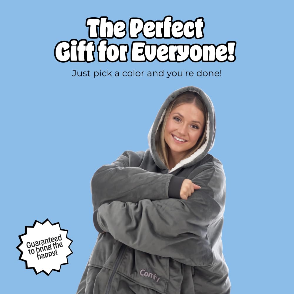 The Comfy Original Full Zip machine washable for easy care.