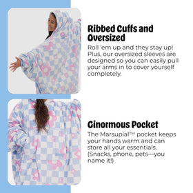 The Comfy Original giant pocket keeps essentials within reach.