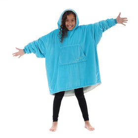 THE COMFY Original Jr hooded wearable blanket for kids delivers plush warmth and easy wearability.