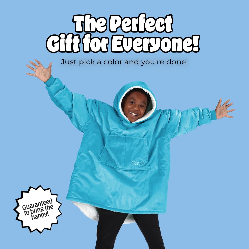 THE COMFY Original Jr authentic wearable blanket with Shark Tank origin and appeal.
