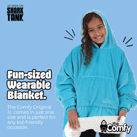 THE COMFY Original Jr luxurious sherpa interior for ultra-soft cuddling moments.