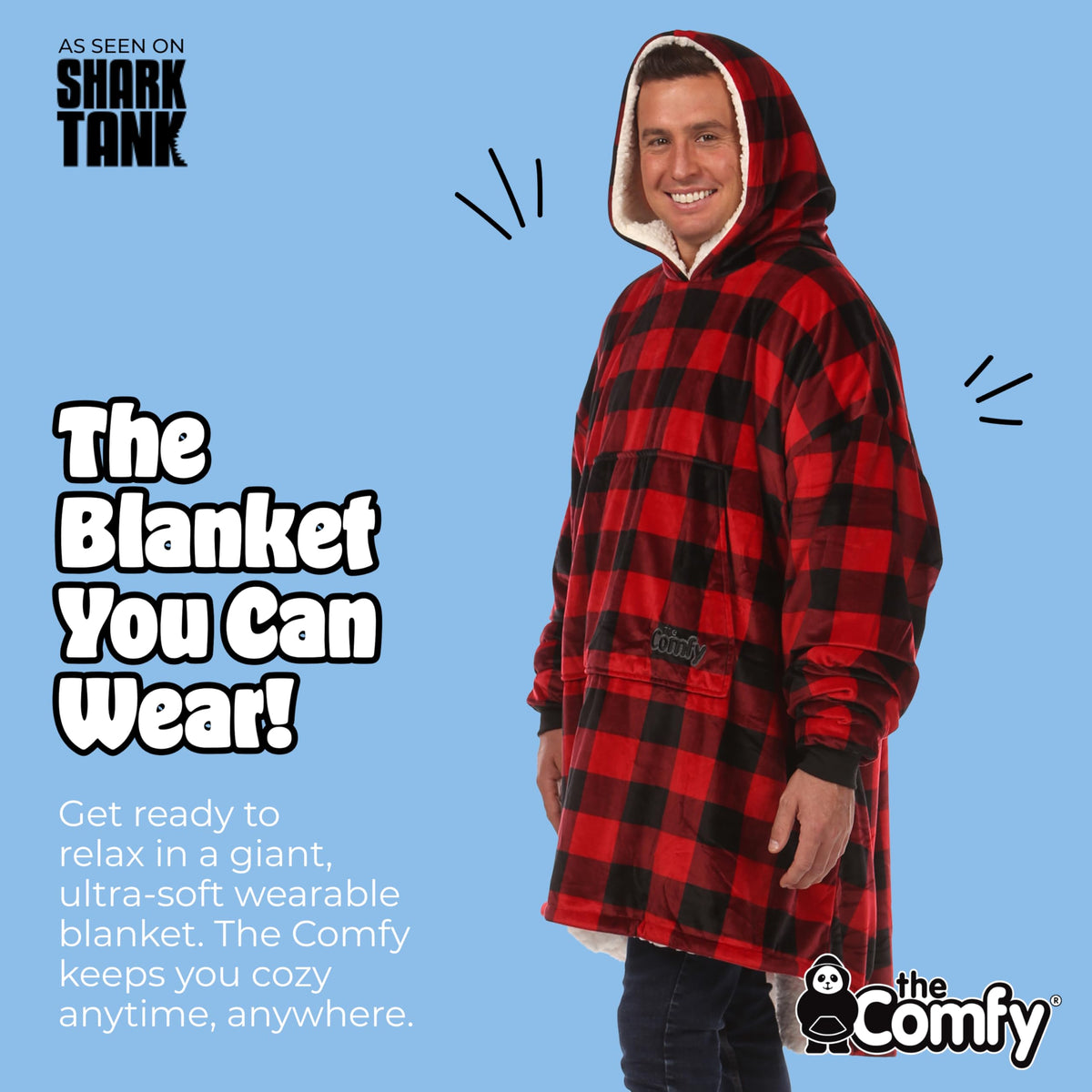 The Comfy Original oversized design for total coverage