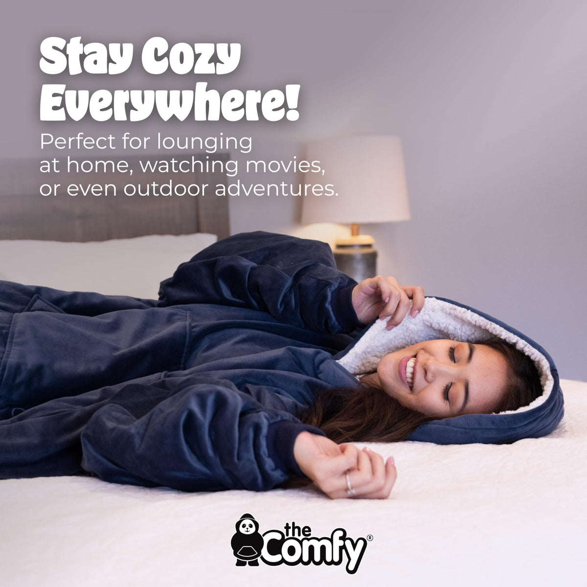 The COMFY Original ribbed cuffs keep sleeves in place during activity