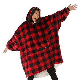 The Comfy Original sherpa-lined exterior for cozy warmth at home