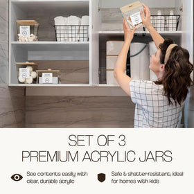 The Concept Boutique Paris detergent powder jar keeps contents visible and accessible.