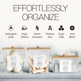 The Concept Boutique Paris scent booster jar blends with chic storage decor.