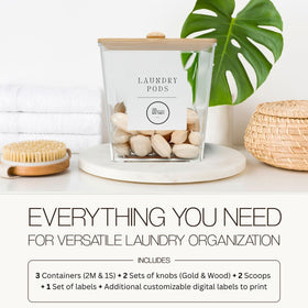 The Concept Boutique Paris customizable label template helps personalize storage.