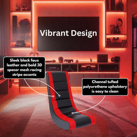 The Crew Furniture Rocker chair angled shot highlights eco-friendly materials for sustainable play
