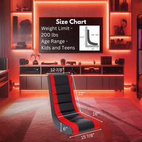 The Crew Furniture Classic Rocker upholstery detail shows PU faux leather durability