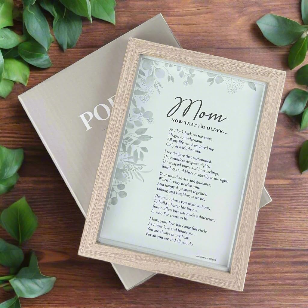The Grandparent Gift Co. Frame resting on mom's bedside or desk for daily moments.