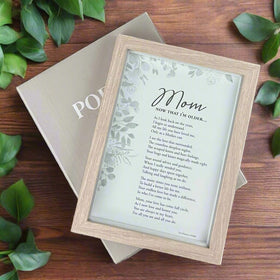 The Grandparent Gift Co. Frame resting on mom's bedside or desk for daily moments.