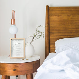 The Grandparent Gift Co. Natural-toned frame suits both farmhouse and modern decor.