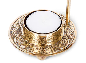 THE JERUSALEM GIFT SHOP resin incense burner with myrrh for ambient scent