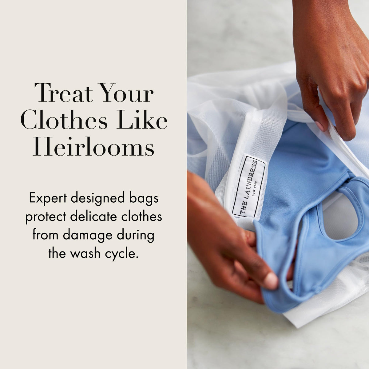 The Laundress mesh bag bundle small keeps small items together in the cycle