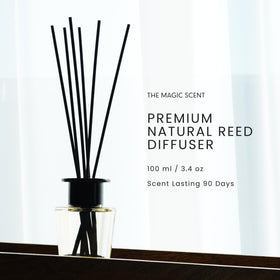 The Magic Scent diffuser reeds deliver subtle aroma for compact spaces