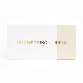 The Motion Books OUR WEDDING handheld design makes sharing memories effortless.