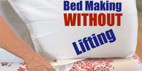 The Tucker on a single bed shows simple setup in minutes