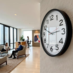 The Ultimate Wall Clock suitable for kitchens, gyms, and shared spaces.
