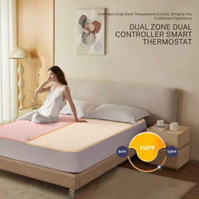 Thermylux mattress pad offers 10 heat settings for customized comfort