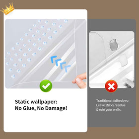 Thesurfpait adhesive-free wall protector – easy application and residue-free removal
