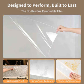 Thesurfpait stove backsplash protector – oil-proof barrier for kitchen walls