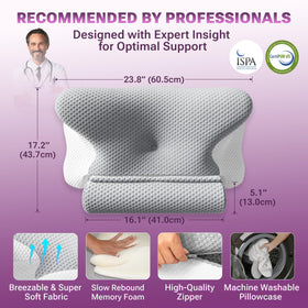 ThetaDream travel-ready pillow perfect for neck comfort on the go.
