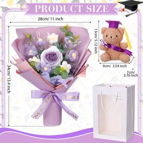 Thiccywoov graduation bear plush—cute keepsake included.
