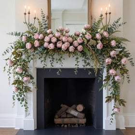 Thiccywoov peony stems centerpiece display suitable for elegant tables