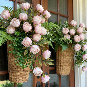 Thiccywoov peony stems silk texture emphasizes durability and shape retention