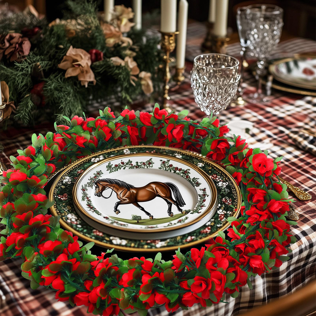 Thiccywoov table decor Derby roses brighten dining spaces without maintenance.