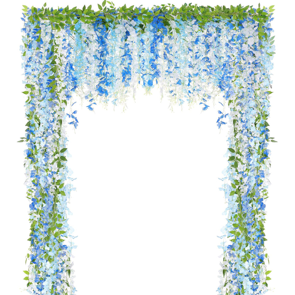 Thiccywoov wisteria garland packaging ready for quick decoration
