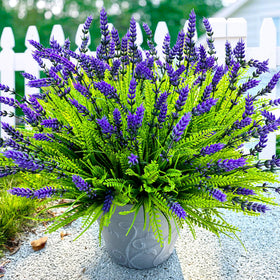 Thinktral realistic lavender bundles for spring, vibrant color without watering.