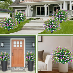 THKFUL two-piece topiary bundle supports quick styling and rearrangement.